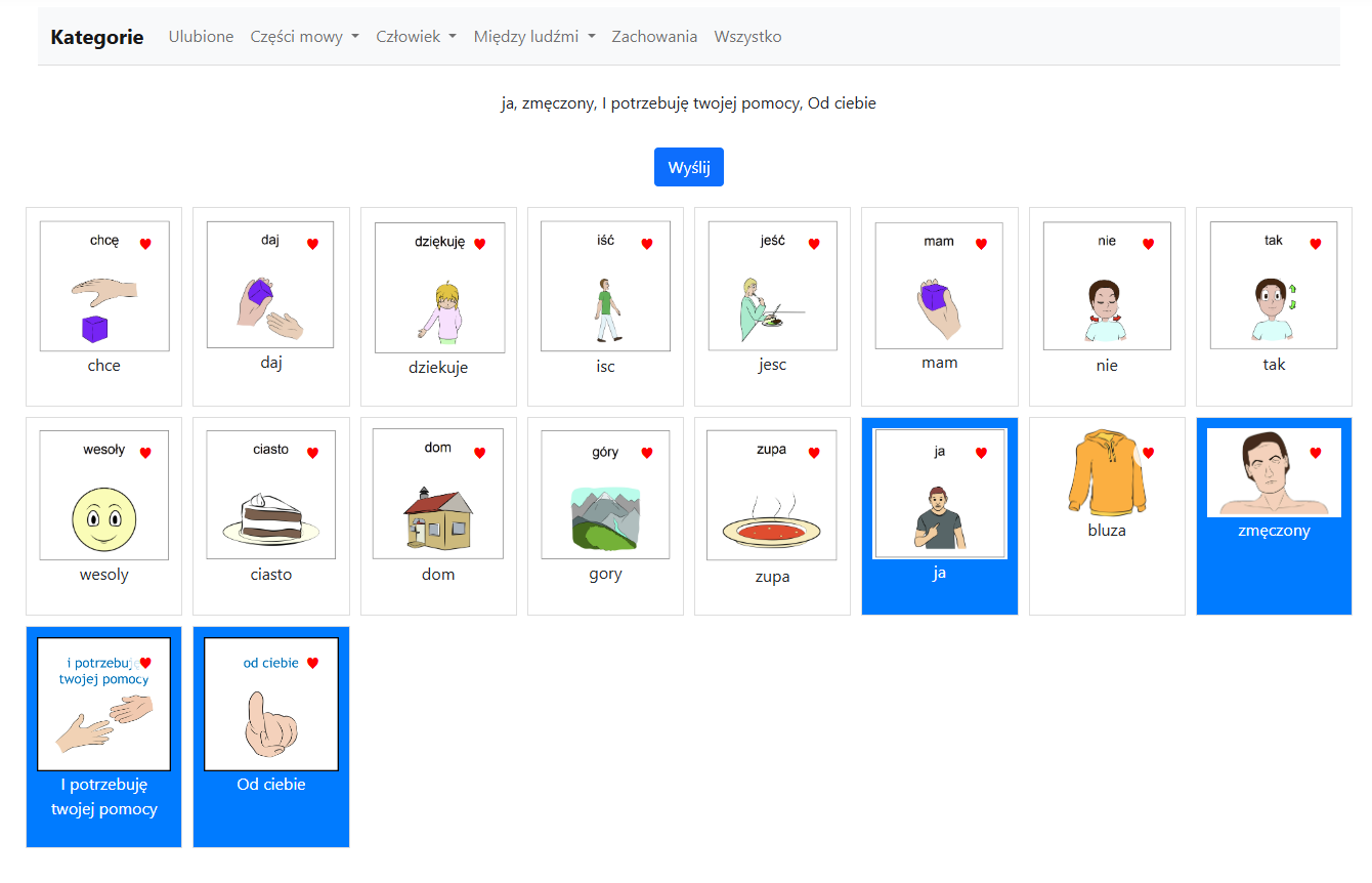 An app that supports communication for people with autism screenshot