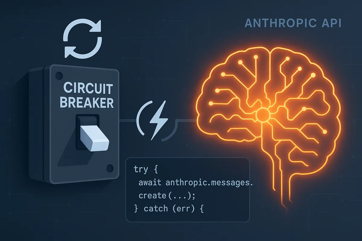 Thumbnail for Circuit Breaker for LLM with Retry and Backoff – Anthropic API Example (TypeScript)