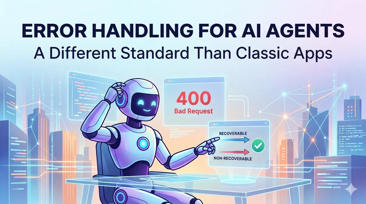 Thumbnail for Error Handling for AI Agents: A Different Standard Than Classic Apps